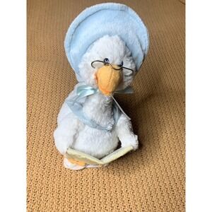 Mother Goose cuddle barn animated talking plush toy vintage tested‎ working 15"